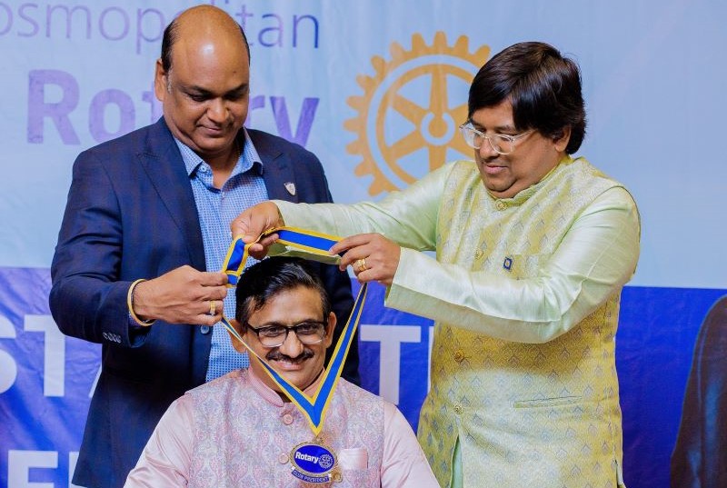 RCKC President Srinivas Cheruvu installation ceremony